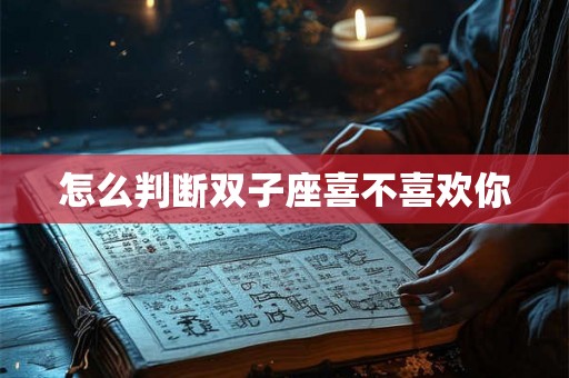 怎么判断双子座喜不喜欢你 怎么判断双子座喜不喜欢你