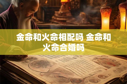 金命和火命相配吗 金命和火命合婚吗 金命和火命相配吗 金命和火命合婚吗