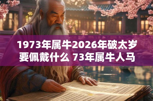 1973年属牛2026年破太岁要佩戴什么 73年属牛人马年犯太岁怎么化解 1973年属牛2026年破太岁要佩戴什么 73年属牛人马年犯太岁怎么化解