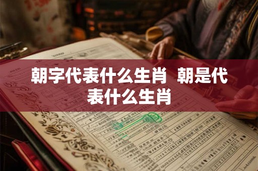 朝字代表什么生肖 朝是代表什么生肖 朝字代表什么生肖 朝是代表什么生肖