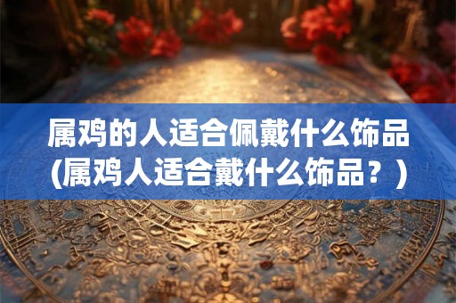 属鸡的人适合佩戴什么饰品(属鸡人适合戴什么饰品?) 属鸡的人适合佩戴什么饰品(属鸡人适合戴什么饰品?)