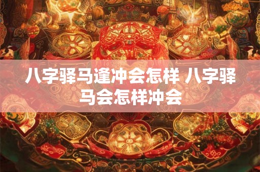 八字驿马逢冲会怎样 八字驿马会怎样冲会