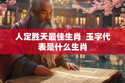 人定胜天最佳生肖  玉字代表是什么生肖