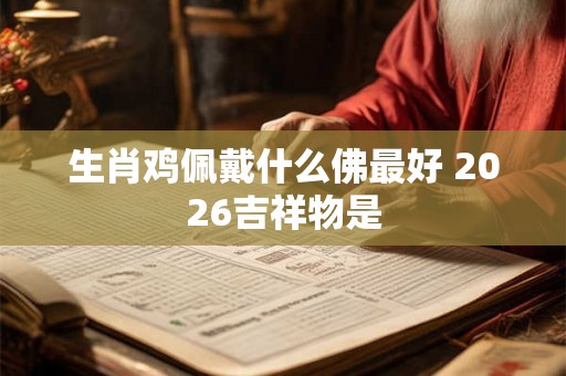 生肖鸡佩戴什么佛最好 2026吉祥物是