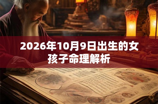 2026年10月9日出生的女孩子命理解析 2026年10月9日出生的女孩子命理解析