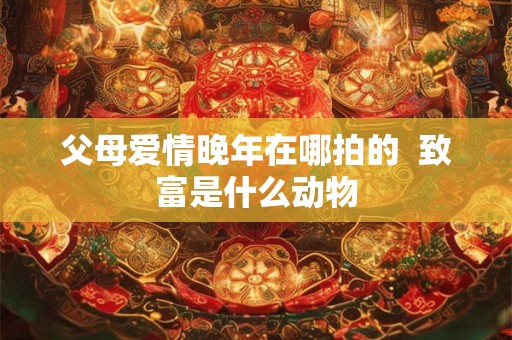父母爱情晚年在哪拍的  致富是什么动物