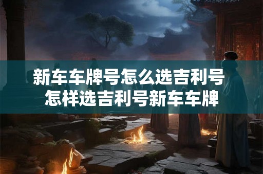新车车牌号怎么选吉利号 怎样选吉利号新车车牌