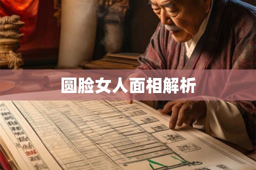 圆脸女人面相解析