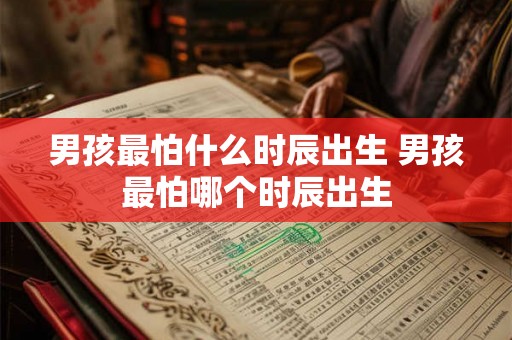 男孩最怕什么时辰出生 男孩最怕哪个时辰出生