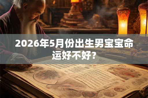 2026年5月份出生男宝宝命运好不好？