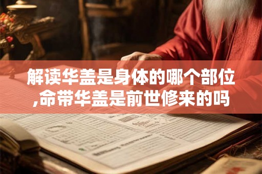 解读华盖是身体的哪个部位,命带华盖是前世修来的吗