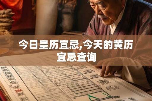 今日皇历宜忌,今天的黄历宜忌查询 今日皇历宜忌,今天的黄历宜忌查询