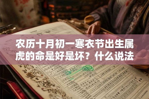 农历十月初一寒衣节出生属虎的命是好是坏？什么说法？
