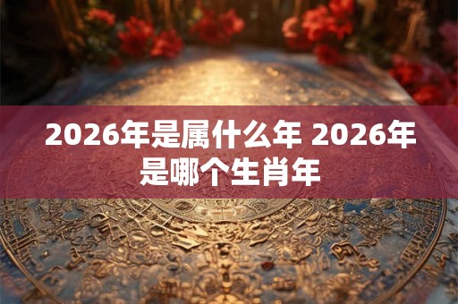 2026年是属什么年 2026年是哪个生肖年 2026年是属什么年 2026年是哪个生肖年