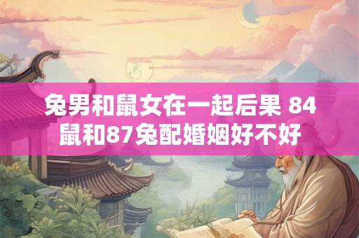 兔男和鼠女在一起后果 84鼠和87兔配婚姻好不好