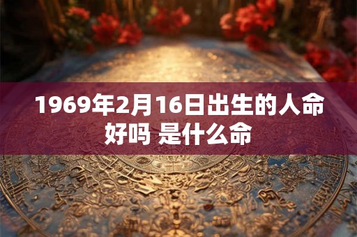 1969年2月16日出生的人命好吗 是什么命