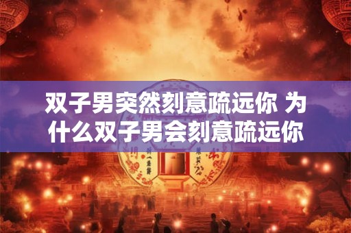 双子男突然刻意疏远你 为什么双子男会刻意疏远你