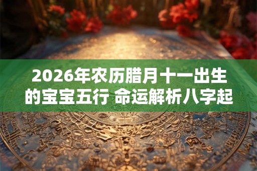 2026年农历腊月十一出生的宝宝五行 命运解析八字起名