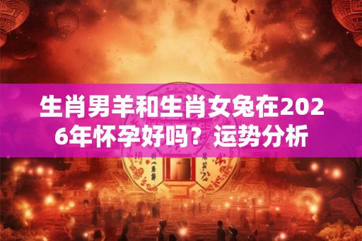 生肖男羊和生肖女兔在2026年怀孕好吗?运势分析 生肖男羊和生肖女兔在2026年怀孕好吗?运势分析