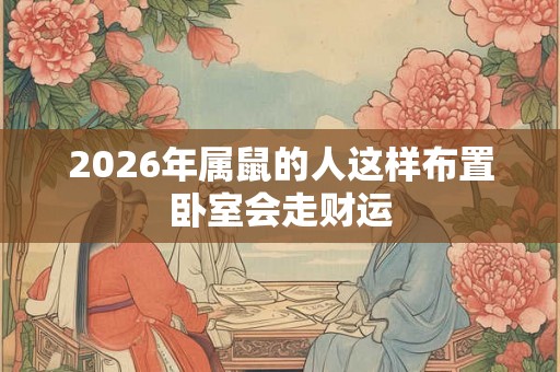 2026年属鼠的人这样布置卧室会走财运