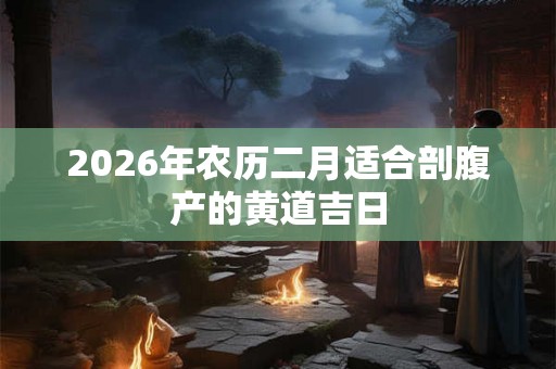 2026年农历二月适合剖腹产的黄道吉日 2026年农历二月适合剖腹产的黄道吉日