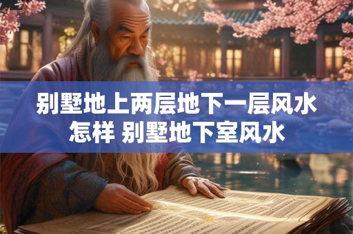 别墅地上两层地下一层风水怎样 别墅地下室风水