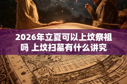 2026年立夏可以上坟祭祖吗 上坟扫墓有什么讲究