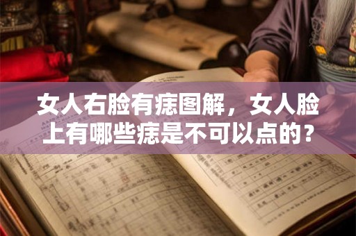 女人右脸有痣图解，女人脸上有哪些痣是不可以点的？