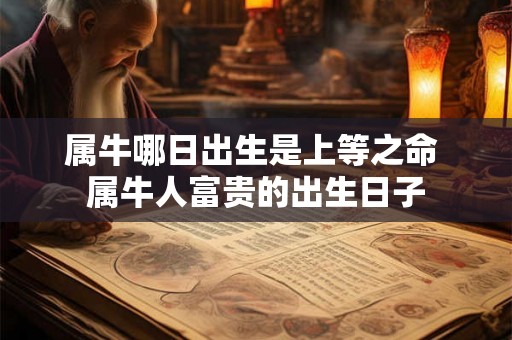 属牛哪日出生是上等之命 属牛人富贵的出生日子
