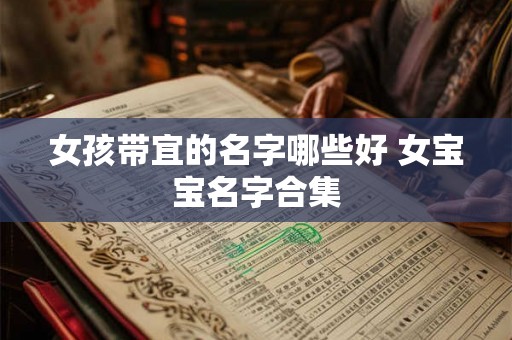 女孩带宜的名字哪些好 女宝宝名字合集