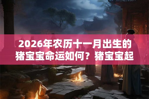 2026年农历十一月出生的猪宝宝命运如何?猪宝宝起名有什么禁忌? 2026年农历十一月出生的猪宝宝命运如何?猪宝宝起名有什么禁忌?