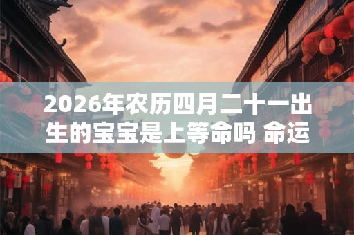 2026年农历四月二十一出生的宝宝是上等命吗 命运如何 2026年农历四月二十一出生的宝宝是上等命吗 命运如何
