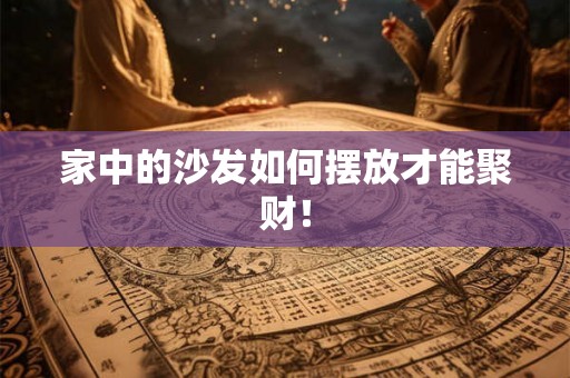家中的沙发如何摆放才能聚财! 家中的沙发如何摆放才能聚财!