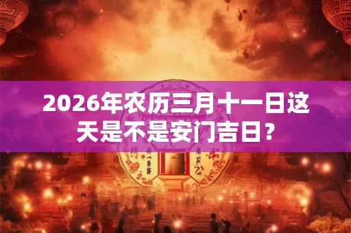 2026年农历三月十一日这天是不是安门吉日? 2026年农历三月十一日这天是不是安门吉日?