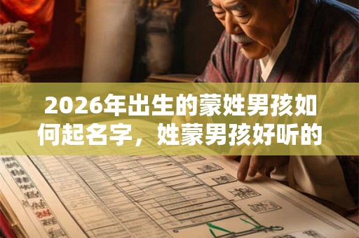 2026年出生的蒙姓男孩如何起名字,姓蒙男孩好听的名字 2026年出生的蒙姓男孩如何起名字,姓蒙男孩好听的名字