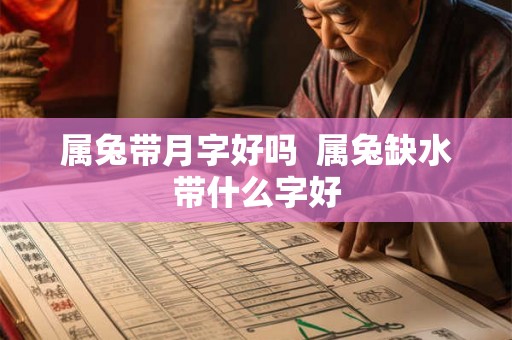 属兔带月字好吗 属兔缺水带什么字好 属兔带月字好吗 属兔缺水带什么字好