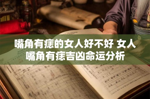 嘴角有痣的女人好不好 女人嘴角有痣吉凶命运分析