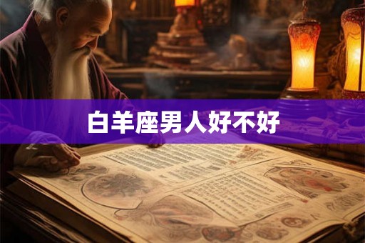 白羊座男人好不好