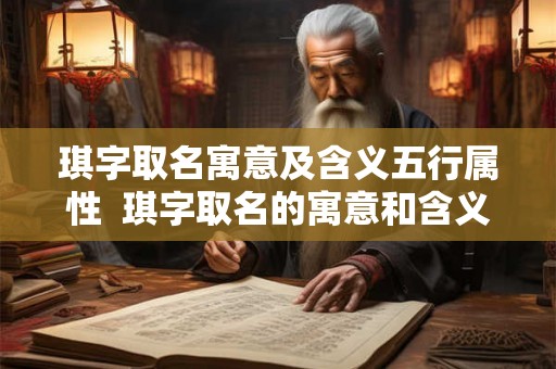 琪字取名寓意及含义五行属性  琪字取名的寓意和含义女孩