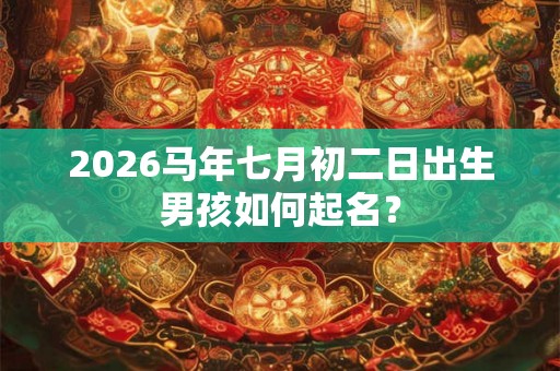 2026马年七月初二日出生男孩如何起名? 2026马年七月初二日出生男孩如何起名?