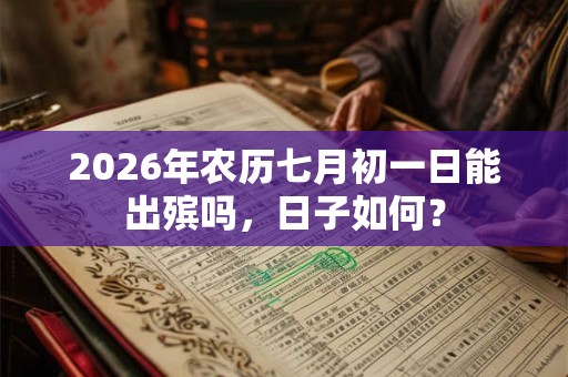 2026年农历七月初一日能出殡吗，日子如何？