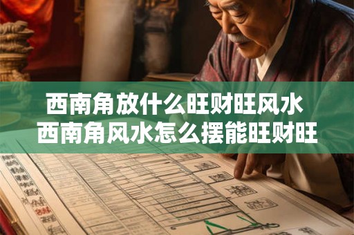 西南角放什么旺财旺风水 西南角风水怎么摆能旺财旺