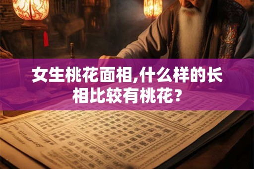女生桃花面相,什么样的长相比较有桃花? 女生桃花面相,什么样的长相比较有桃花?