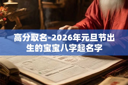 高分取名-2026年元旦节出生的宝宝八字起名字 高分取名-2026年元旦节出生的宝宝八字起名字