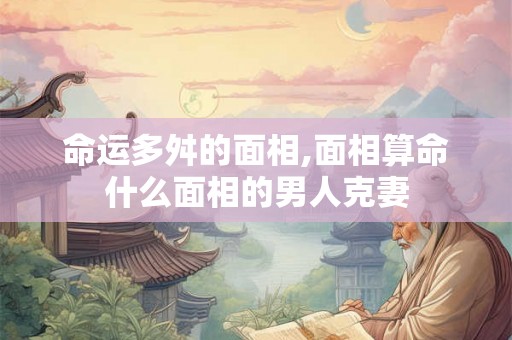 命运多舛的面相,面相算命什么面相的男人克妻