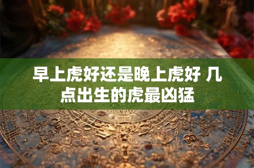 早上虎好还是晚上虎好 几点出生的虎最凶猛
