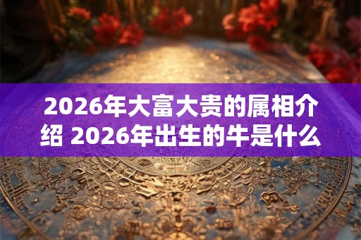 2026年大富大贵的属相介绍 2026年出生的牛是什么命