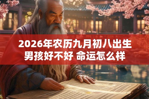 2026年农历九月初八出生男孩好不好 命运怎么样 2026年农历九月初八出生男孩好不好 命运怎么样