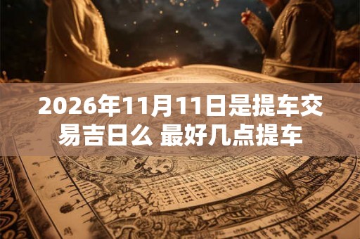 2026年11月11日是提车交易吉日么 最好几点提车