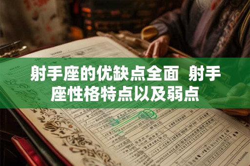 射手座的优缺点全面 射手座性格特点以及弱点 射手座的优缺点全面 射手座性格特点以及弱点